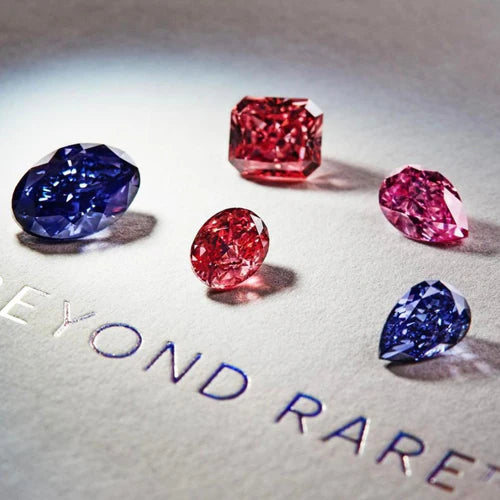 Argyle Red, Blue and Violet Diamonds